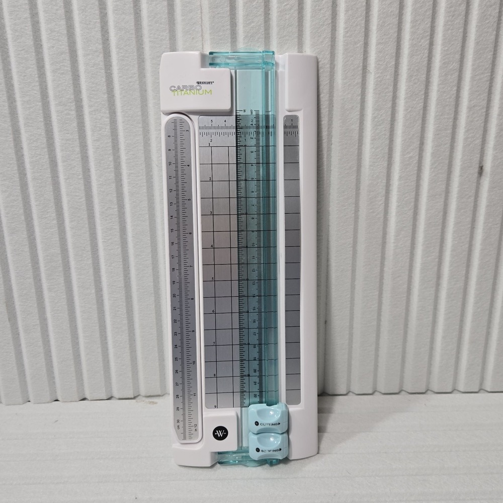 Westcott CarboTitanium 9 Inch Narrow Body‎ Paper Trimmer & Scorer Pre-Owned